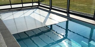 Schwimmbadabdeckung Unterflur-Rollabdeckung