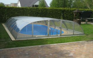 Stahlwandbecken Oval - mit Tropica Exclusiv flach